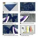 20X Iron-on Elbow Knee Repair Denim Jeans Patches Sewing Applique DIY Craft J7