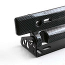 Adjustable Auto Car License Plate Holder Frame Bracket Carbon Fiber