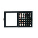Ring Box Organizer Jewelry Holder Glass Top Display Case Tray 36 Slots Storage