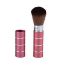 mei nai qi 1Pc Pro Retractable Dome Blush Brush Metal + Corrugated Nylon Wo