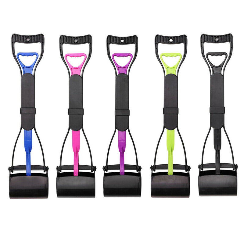 2x Portable Dog Poop Scooper Pet Cleaning Tools W/ Handle For Medium