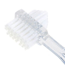 Double Sided Denture Brush Ultra Soft Bristle Head False Teeth Toothbrush Orâ„–[