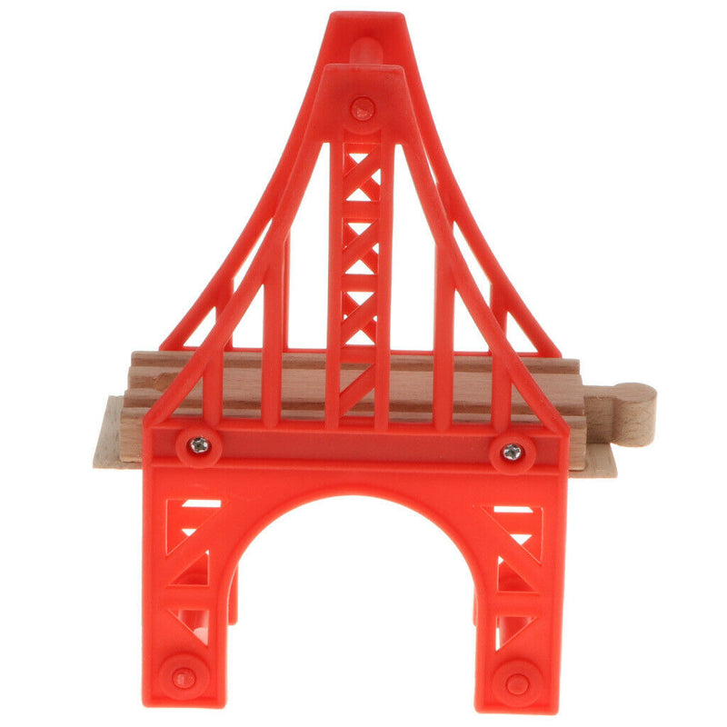 Wooden Train Set Accessories - Suspension Bridge - Wooden Railway Expansion Pack