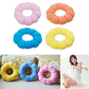 Sun Flower Ring Shaped Seat Cushion Soft Plush Chair Cushion Pink