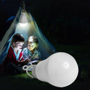 LED Bulb Dormitory Energy Saving Light USB Emergency Outdoor Lamp (White) A
