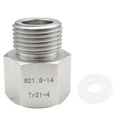 Soda Stream Cylinder Adapter Converter to W21.8 Aquarium Homebrew Beer Tank Hn