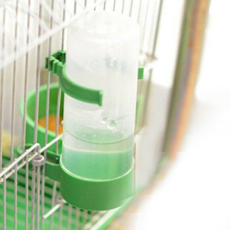 1Pcs Pet Drinker Food Feeder Waterer Clip For Cage Bird Parrot Cockatiel  RJA