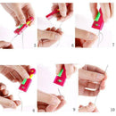 3x Automatic Needle Threader Thread Device Easy Stitch Threading Guide Newly~