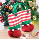 Merry Christmas Santa Bag Cover Xmas Dinner Party Table Decor