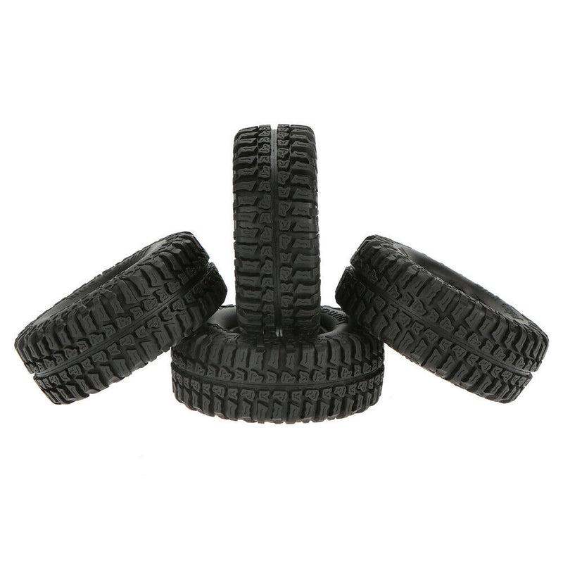 4 Pieces  1.9" Rocks Tyre Tires 1:10 Rubber For 1/10 RC RC4WD Climbing Rock