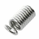 75 Leather Cord Ends Caps Necklace Clasp Jewelry Parts