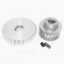 3X(2Pcs Metal Synchronous Pulley Gear Motor Belt Gear Drive Wheel Gear S/N