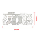 Christmas Socks Metal Cutting Dies DIY Scrapbooking Stockings Cutter Stencil New