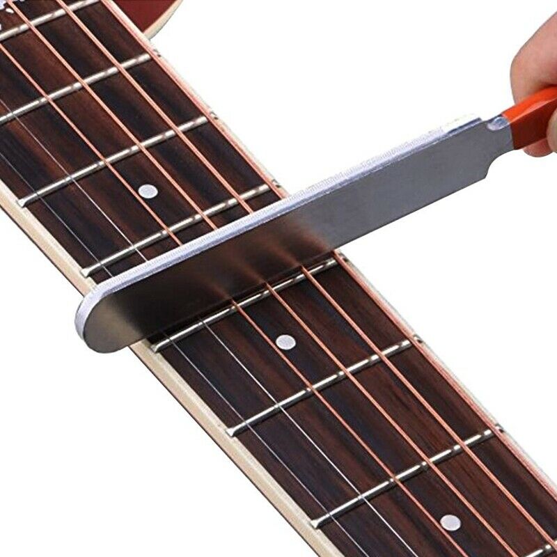 Guitar Luthier Tool Kit,Cooyeah 2 Pcs Stainless Steel Guitar Fret File With