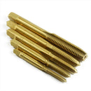 5pcs/Set HSS M3 M4 M5 M6 M8 Titanium Spiral Screw Tap Drill Bits Hand Tools