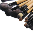 Pro 24 Pcs Makeup Brushes Cosmetic Tool Eyeshadow Powder Brush Set w/ Case AU