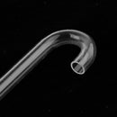 5 Pcs Transparent Acrylic Thickened Elbow Tube for Aquarium 1x15cm