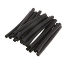 20pcs Heat Shrink Tube Rigging Rig Sleeve Carp Fishing Rig Accessories Black