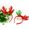 Creative Xmas Bow Antler Headband Hair Hoop Girl Decor Party Costumes Prop