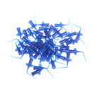 Dental disposable syringe tip dental irrigation tips 50pcs bag blueâ„–[