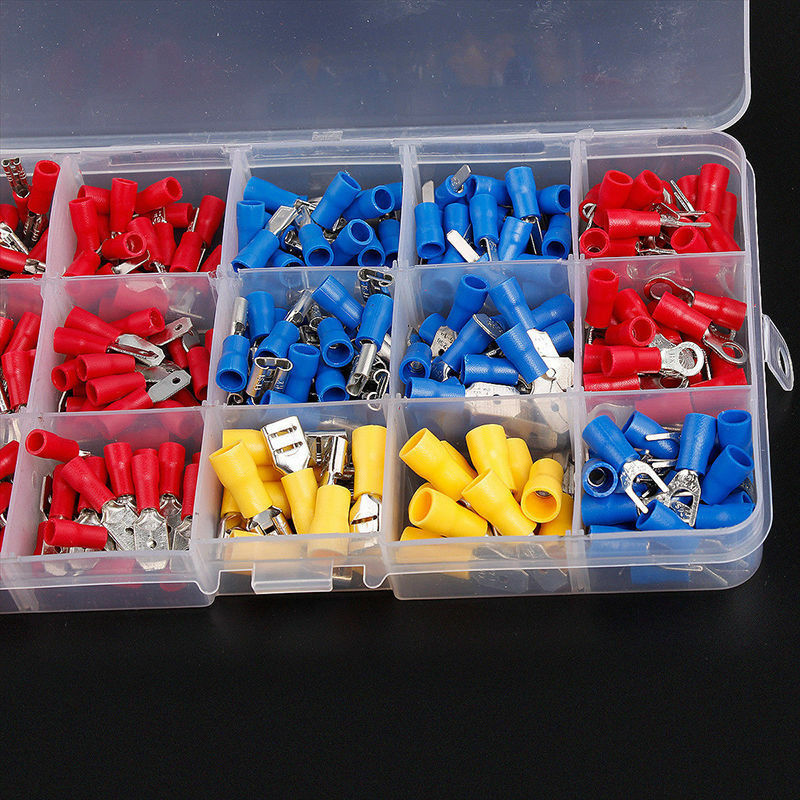 280pcs Assorted Insulated Electrical Wire Terminals Crimp Spade Connectors Set
