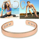 Magnetic Copper Bracelet Healing Therapy Arthritis Pain Relief Bangle Cuff Gifts