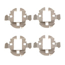 4X Car H7 LED Headlight Bulbs Retainers Socket Base For BMW 5 Series E60 E61 X5
