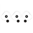 3 x Black Wire Lead CR 2032 Button Battery Button Battery Holder Case