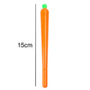 Cute Carrot 0.5mm Ink Plastic Gel Pen Office School Kids Gift Stationery AU