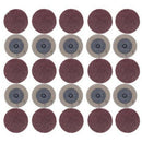 100Pcs Sanding Disc for Roloc 50Mm 40 60 80 120 Grit Sander Paper Disk Grin