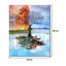 Hand-painted Life Tree DIY Oil Painting by Numbers Art Canvas Kit Set Hom EYO