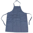 Waterproof Bib Apron Nylon Blue And White Stripe Restaurant T8D6