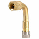 90 Degree Bend Tire Valve Extension Adapter, Brass Air Tyre Extension Schra
