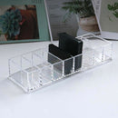 Transparent Acrylic Makeup Organizer Lipsticks Makeup Brush Holder Power Bo N6F3
