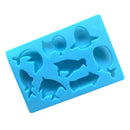 Eco-friendly Silicone Summer Ocean World Animals Shape Halloween DIY Ice Mold