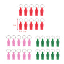 20pcs Pet ID Tags. Plastic, Personalized Dog & Cat Pet Identification, Durable &