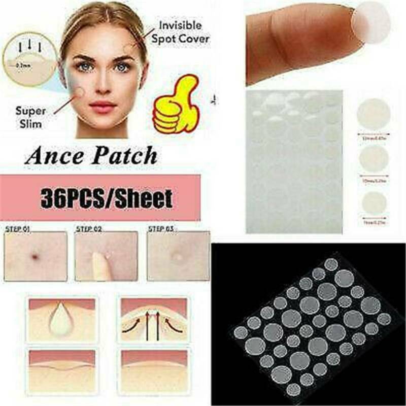 Pack of 36Pcs Invisible Acne Patch Anti Pimple Stickers Spot Scar Care Treatment