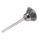 5 PCS 15 mm steel wire brush for rotary tools straight grinder A7B9