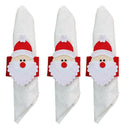 8 x Napkin Rings for Christmas Santa Dinner Table Decor Napkin Holder Newest Use
