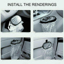 Car Interior Accessories Storage Bag Holder Rubbish Bin Organizer Trash Bag Rack