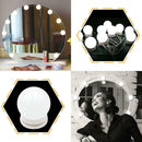 10pcs LED Makeup Mirror Light Bulb Dimmable Hollywood Vanity Lights (USB)