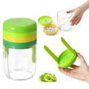 3-in-1 Rotary Vegetable Slicer Steel Fancy Cutter Potato Carrot Grater Tool