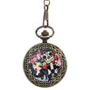 Bronze large thick chain ghost bride retro pocket watch Fashion bride body