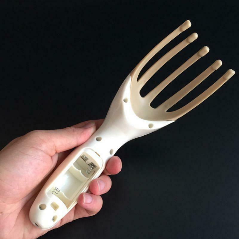 Electric Vibration Head Massager 5 Finger Claw Relax Handheld Scalp Massage Comb