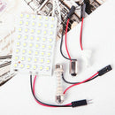 48SMD 3528 LED Lamp Panel BA9S T10 Festoon Car Interior Led Lights White Do Z3N1