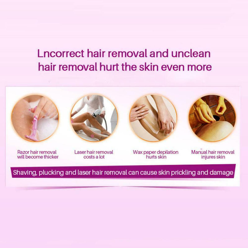 Spray & Wipe Hair Removal Spray Painless Remover Hair Body Care