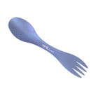 Outdoor Camping Picnic Titanium Spoon Tableware Titanium Fork Ultralight Spork&j