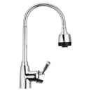 Kitchen 360 Degree Rotatable Spout Single Handle Sink Basin Faucet Adjustab