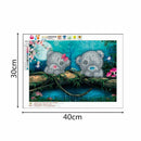 5D Diy Diamond Paintings Bear Cartoon Diamond Embroidery Diamond Craft Rhin N8L5
