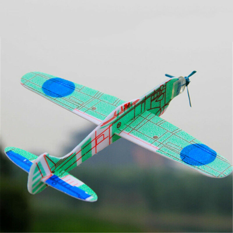 19cm Hand Throw Flying Glider Planes Foam Airplane Party Bag Fillers Kids ToysTU
